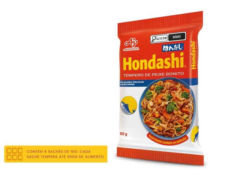 Embalagem produto Hondashi